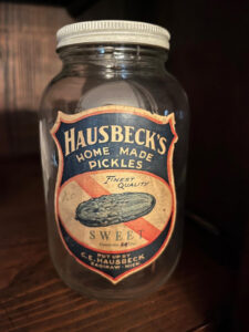 Hausbeck pickle jar